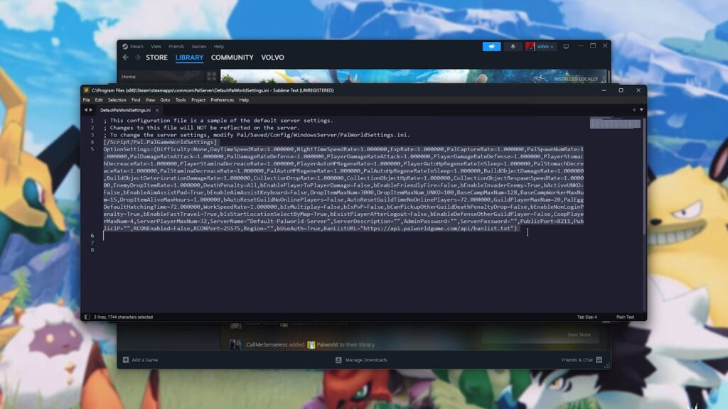 Palworld: How to Set Up Dedicated Server 2 Palworld: How to Set Up Dedicated Server 2