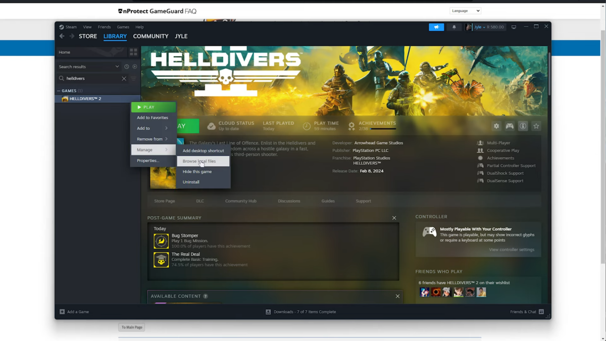 Helldivers 2 Kernel Anticheat nProtect GameGuard explained Level Push