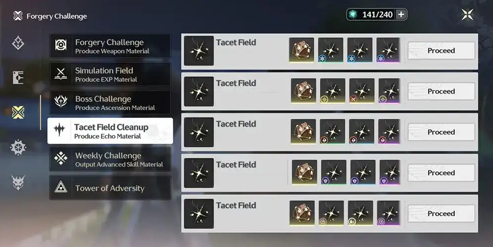 All Game Modes in Wuthering Waves 2 Wuthering Waves Tacet Field game mode
