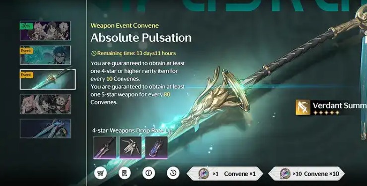 All Sword Weapons in Wuthering Waves 13 Wuthering Waves Weapon Event Convene
